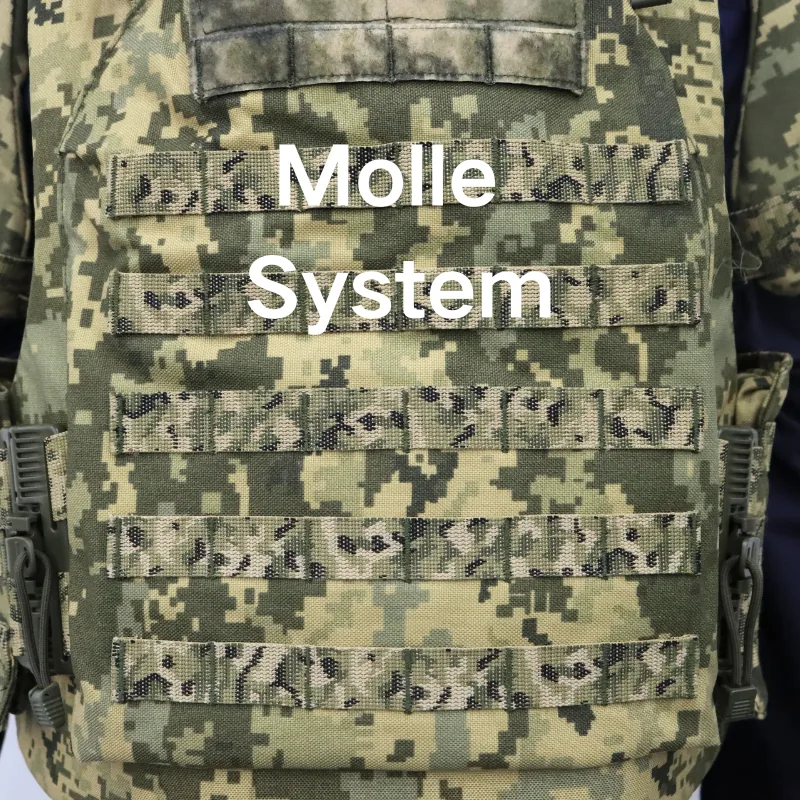Full Protection Nylon 66 Quick Release Vest — Green view 3