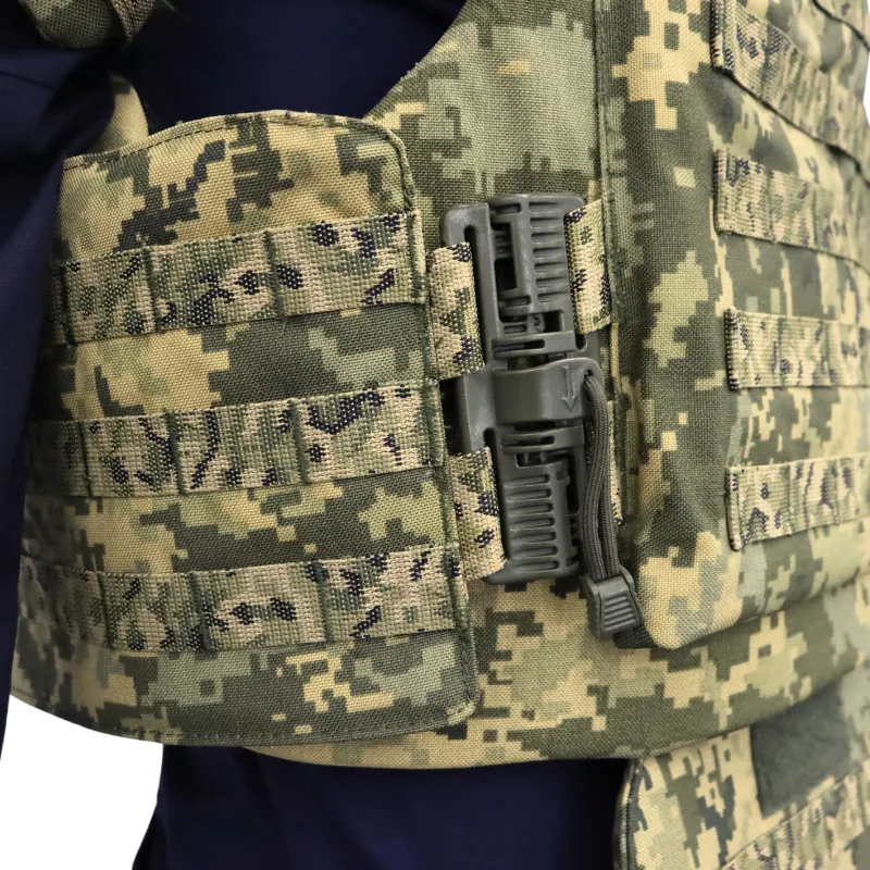 Full Protection Nylon 66 Quick Release Vest — Green view 5