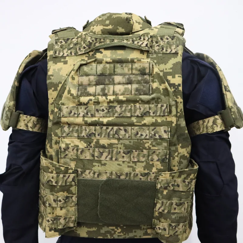 Full Protection Nylon 66 Quick Release Vest — Green view 6