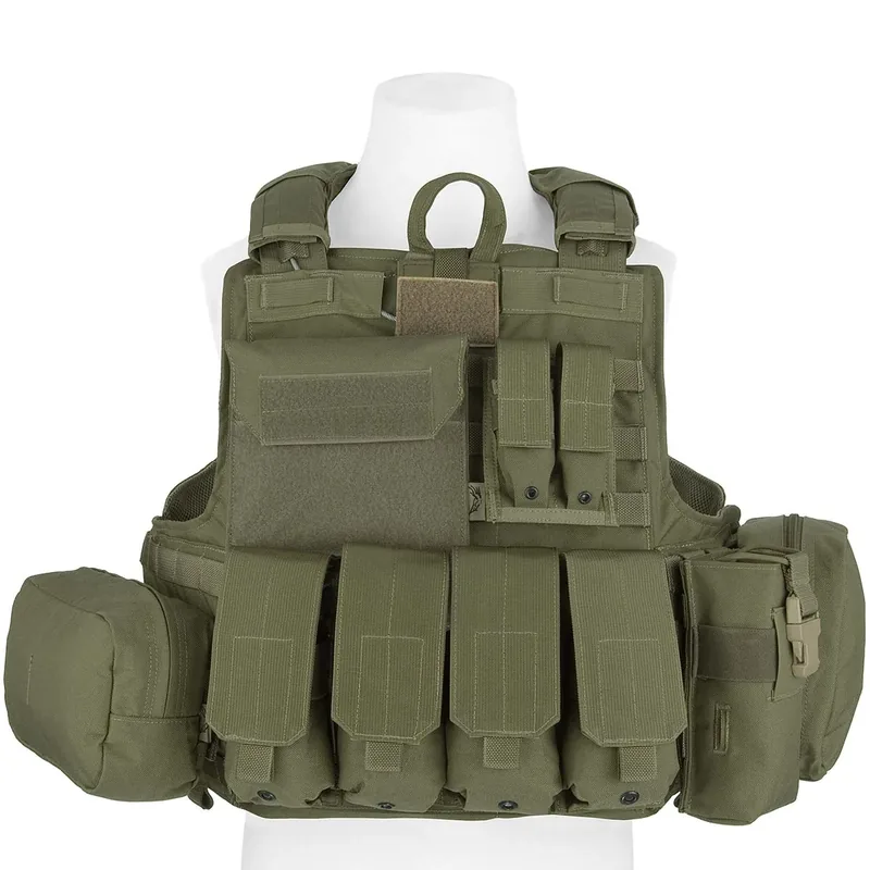 Lightweight Multi-Function MOLLE Carrier — Black — Tactical Vests & Chest Rigs
