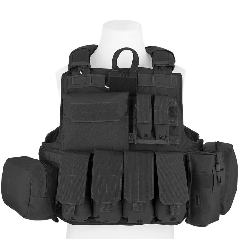 Lightweight Multi-Function MOLLE Carrier — Black view 3