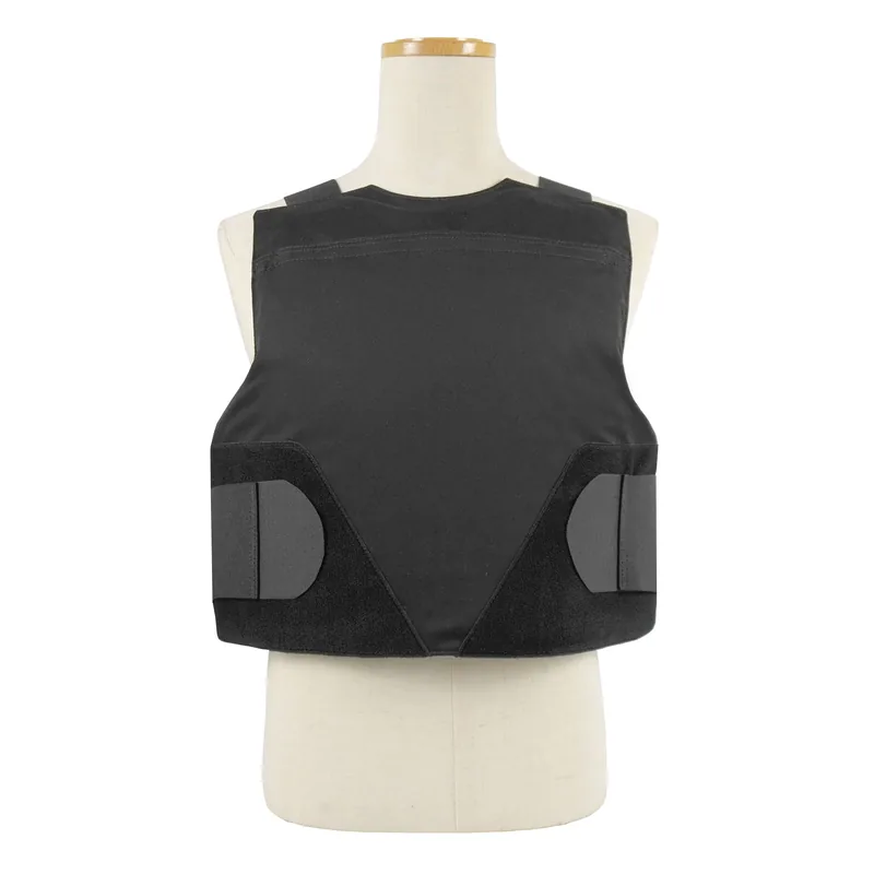 Concealable Tactical Polyester Protective Vest — Black — Tactical Vests & Chest Rigs