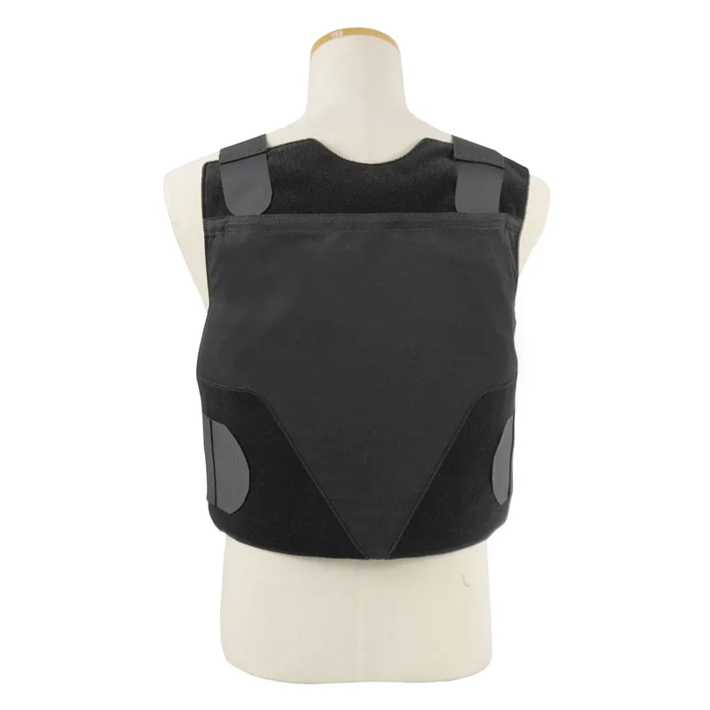 Concealable Tactical Polyester Protective Vest — Black view 3