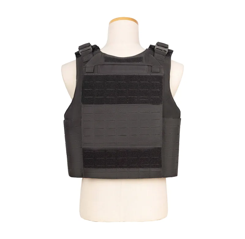 1000D Black Tactical Security Guard Vest — Black view 5