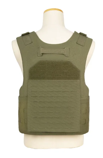 Multi-Level Tactical Security Plate Carrier — Black view 3