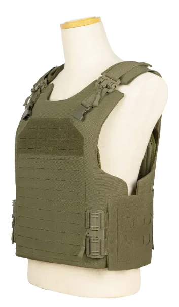 Multi-Level Tactical Security Plate Carrier — Black view 4