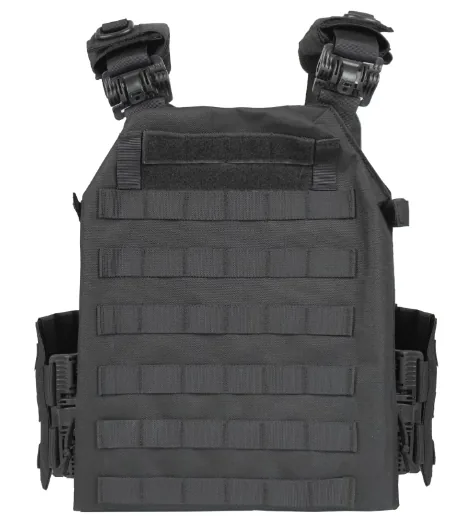 Advanced CS Tactical Plate Carrier w/ Quick Release — Black — Tactical Vests & Chest Rigs