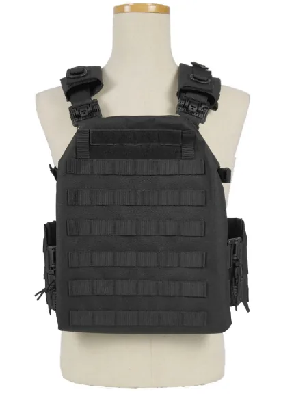 Advanced CS Tactical Plate Carrier w/ Quick Release — Black view 2