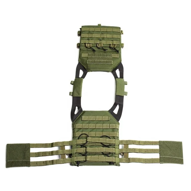 Light Weight Adjustable 1000D Nylon Weight Vest — Black view 4