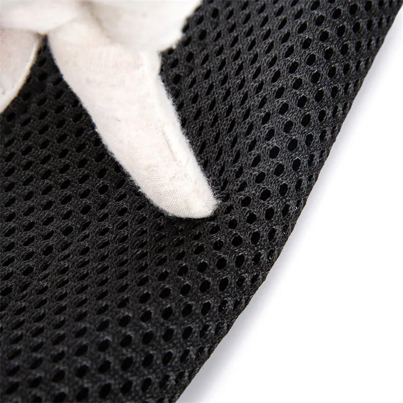 Tactical Vest Soft Nylon Mesh Pads — Black view 4