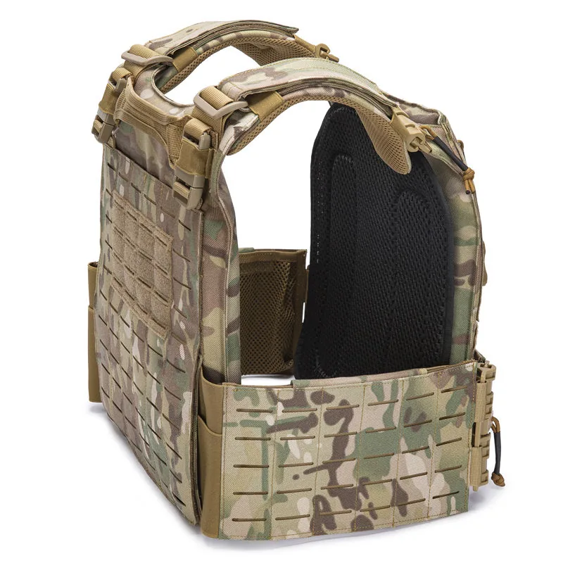 1000D Nylon Custom Stab-Proof Plate Carrier — Black view 4