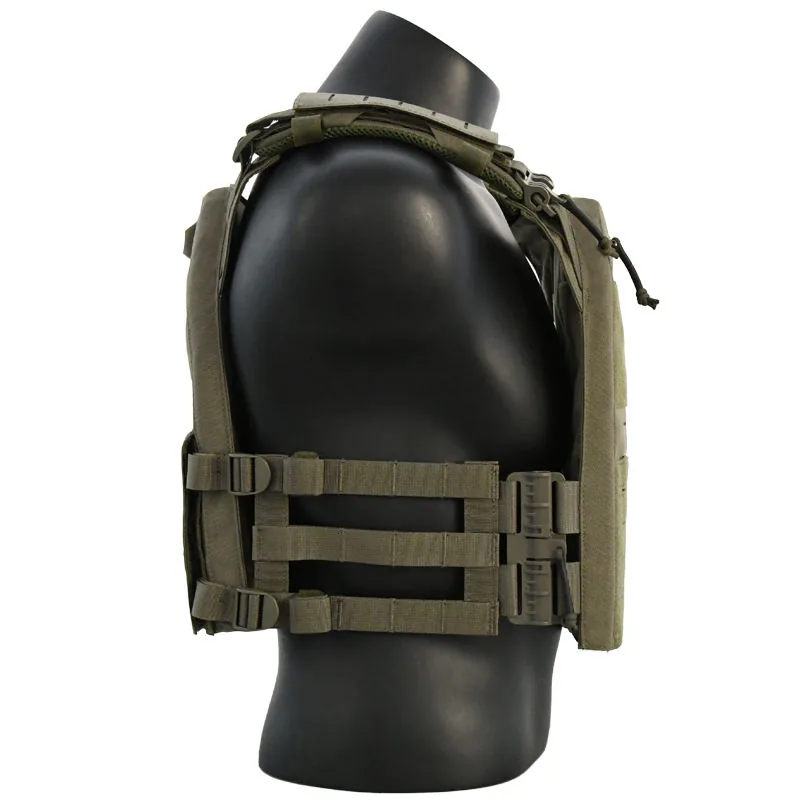 Laser Cut Quick Release Plate Carrier — Black view 3