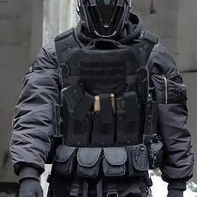 Quick Release Multifunctional MOLLE Vest — Black view 3