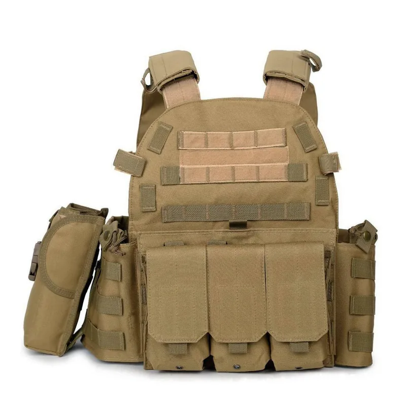 Multi-Functional Lightweight Tactical Vest — Black — Tactical Vests & Chest Rigs