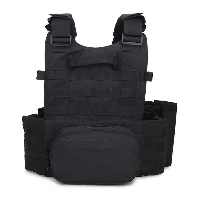 Multi-Functional Lightweight Tactical Vest — Black view 3