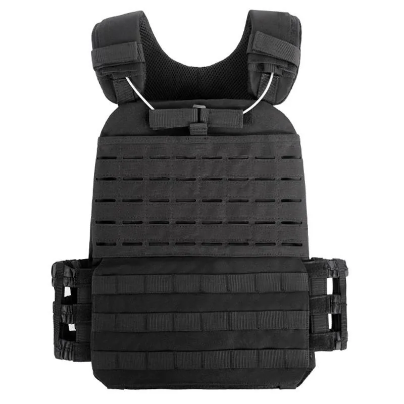 Oxford Breathable Tactical Vest — Black — Tactical Vests & Chest Rigs