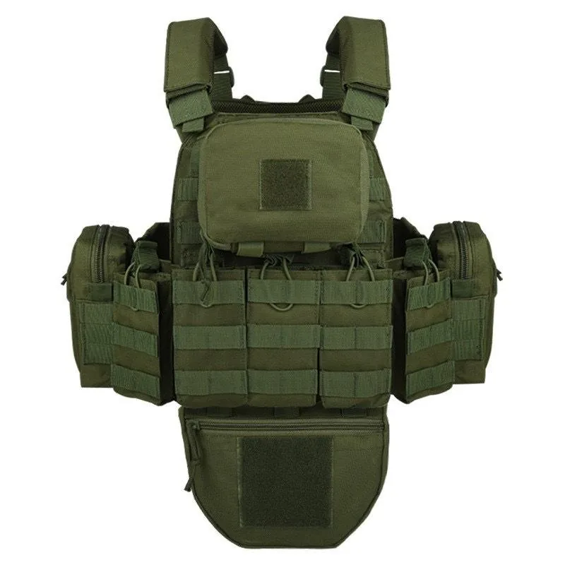 OEM Custom Logo Tactical Vest — Black view 3