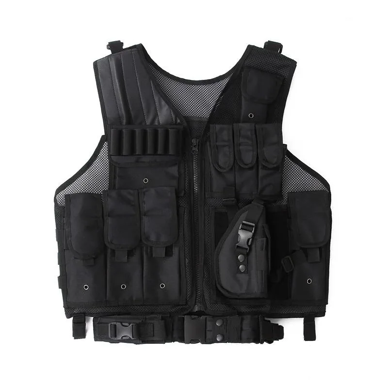 600D Lightweight Training Vest — Black — Tactical Vests & Chest Rigs