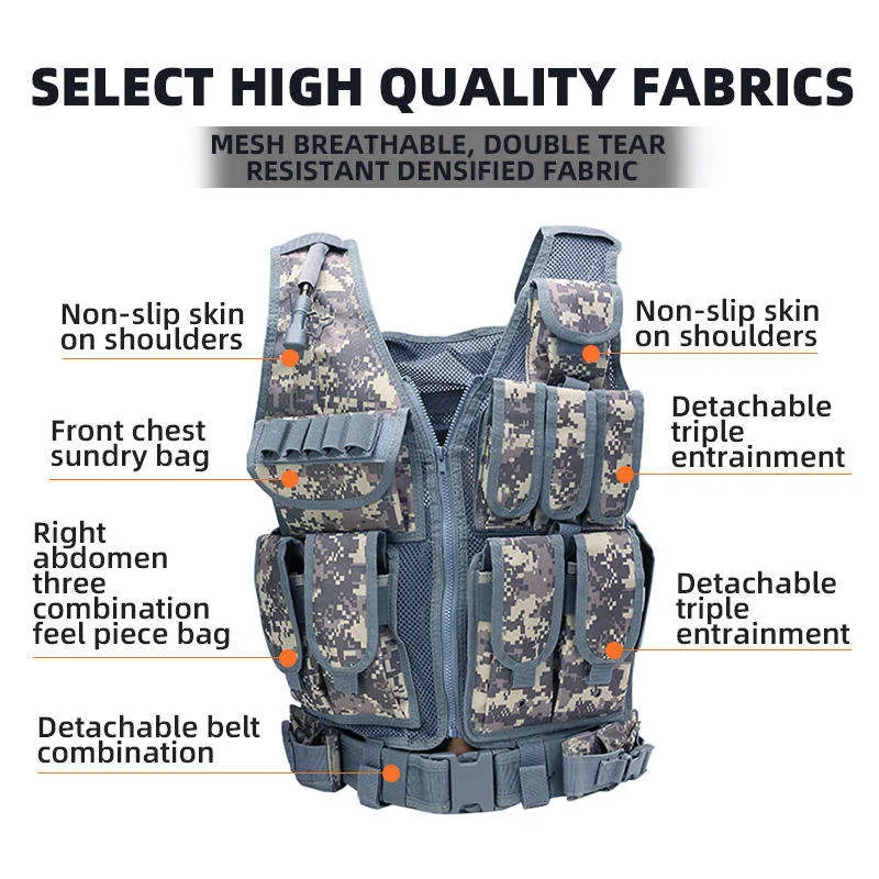 Digital Desert Quick Release Vest — Desert view 4