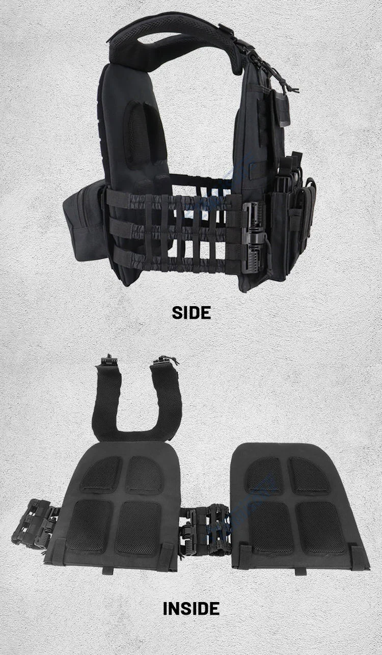 Light Weight Breathable Combat Vest — Black view 5
