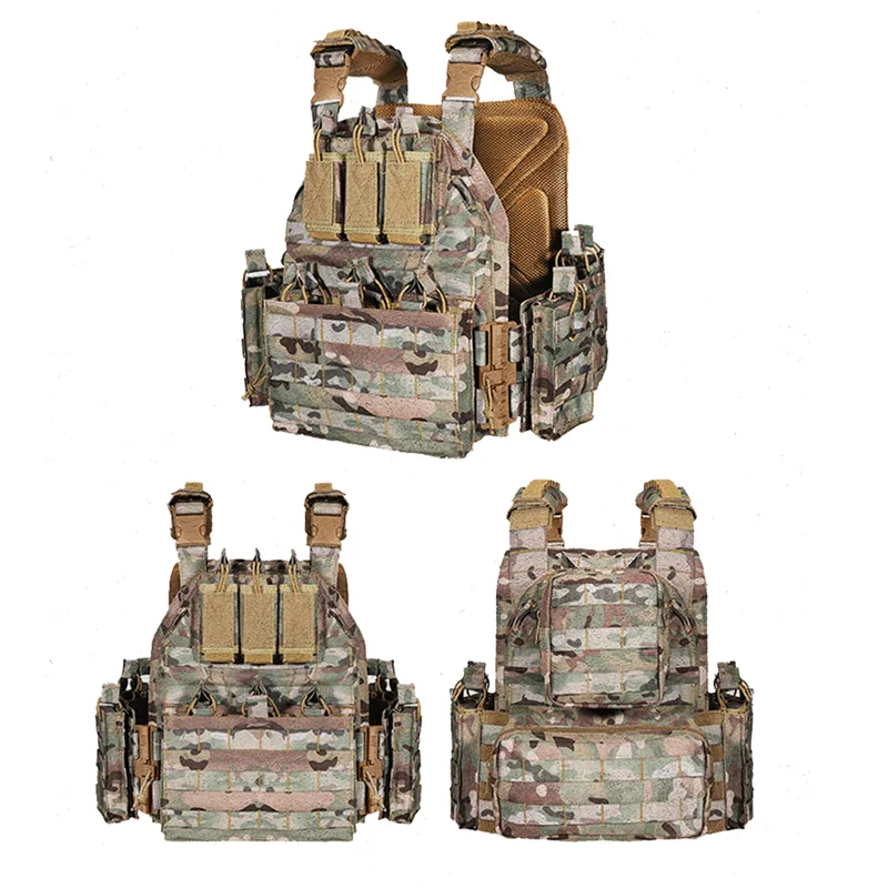 High Quality MOLLE Training Vest — Black — Tactical Vests & Chest Rigs