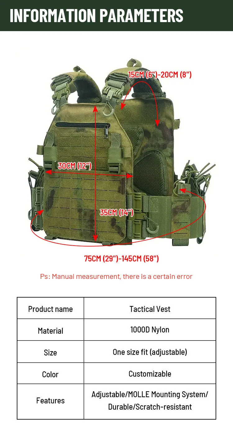 Outdoor Camouflage Stab-Proof Tactical Vest — Camo view 4
