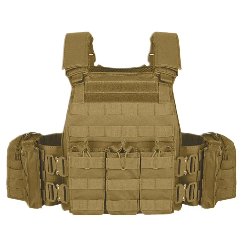 Factory Best Camo MOLLE Plate Carrier Vest — Camo view 4