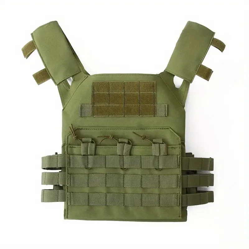 Factory Direct Nylon Tactical Survival Vest — Black — Tactical Vests & Chest Rigs