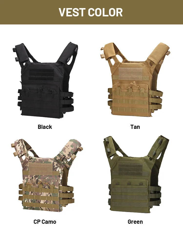 Factory Direct Nylon Tactical Survival Vest — Black view 3