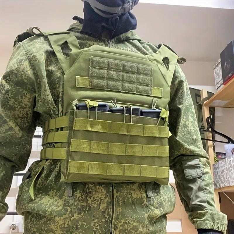 Factory Direct Nylon Tactical Survival Vest — Black view 5