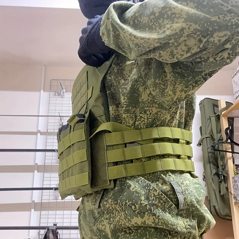 Factory Direct Nylon Tactical Survival Vest — Black view 6
